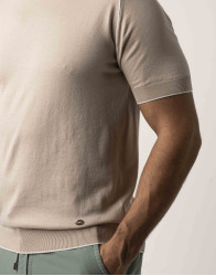 Castello d'Oro Beige Knitwear T-shirt  thumbnail 4